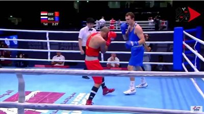  يوسف كرار يتأهل إلى المربع الذهبي فى البطولة الإفريقية للملاكمة