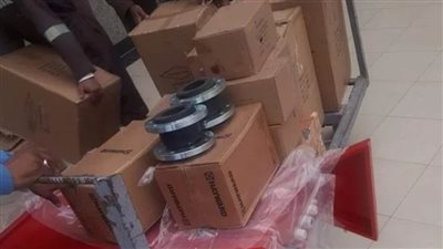 إحباط تهريب أجهزة إنذار حريق ومواتير مياه