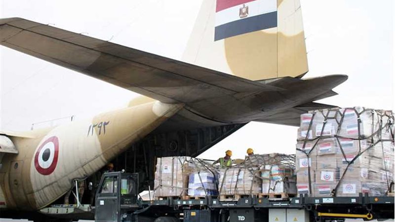مصر ترسل مساعدات