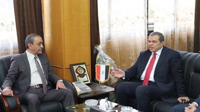 محافظ الإسماعيلية يستقبل وزير القوى العاملة لافتتاح أول ملتقى للمشروعات الصغيرة