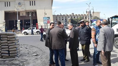 المنيا تبدأ في تطوير ميدان المحطة   