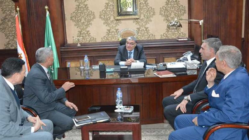 وفد هيئة تنمية الصعيد