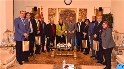 رئيس الرقابة الإدارية يلتقي أعضاء لجنة الخطة والموازنة بمجلس النواب