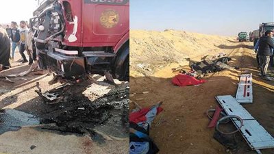 عاجل.. مصرع 12 شخصا في حادث تصادم بالمنوفية