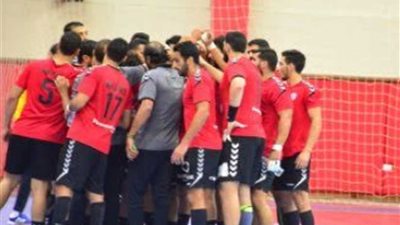 فراعنة اليد يواجه العراق استعدادا لأمم إفريقيا للرجال