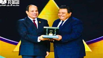 المخرج خالد جلال بعد تكريم الرئيس السيسي له : 