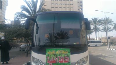 انطلاق قافلة الأزهر الطبية الثامنة إلى الواحات البحرية