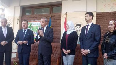 محافظ القليوبية وسفير السويد يطلقان مشروع الفصل الأخضر بمدارس القناطر