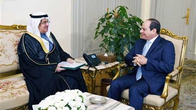 الرئيس السيسي يستقبل وزير الدولة السعودي