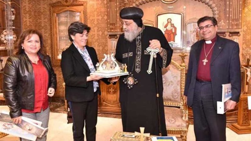 البابا تواضروس يستقبل