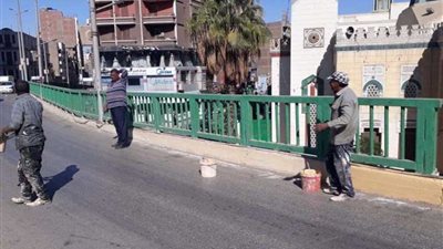 حملة نظافة وتطوير ورفع كفاءة عدد من الشوارع بحي شرق مدينة أسيوط