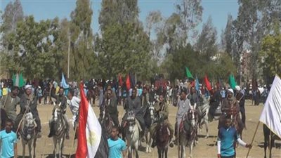 انطلاق فعاليات مهرجان الفروسية الأول بجامعة جنوب الوادي