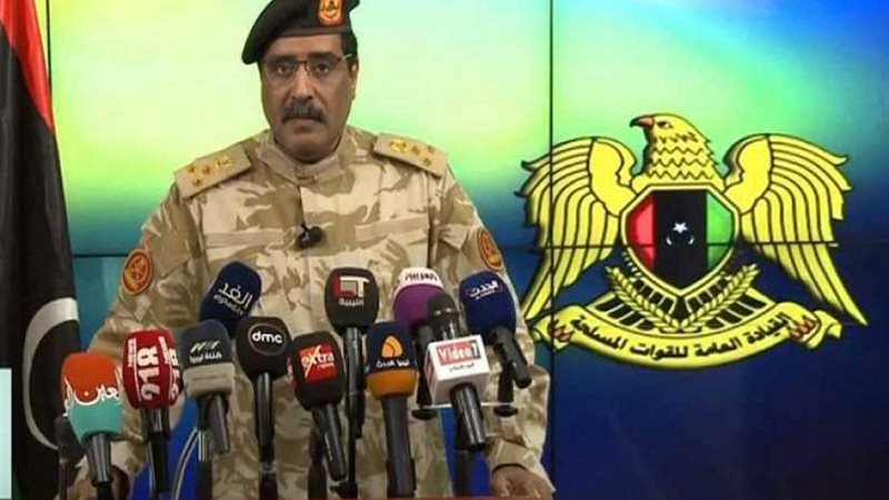 عاجل ..الجيش الليبي
