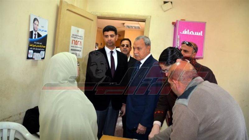 اثناء تفقد محافظ