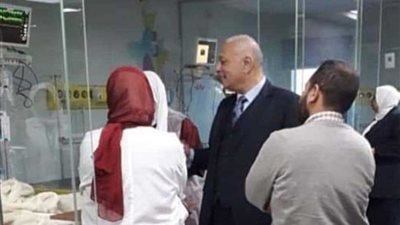 افتتاح قسم الطوارئ والعناية المركزة بمستشفى العجمي العام