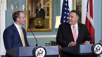 وزيرا الخارجية الأمريكي والبريطاني يبحثان قضايا العراق واتفاقية التجارة و