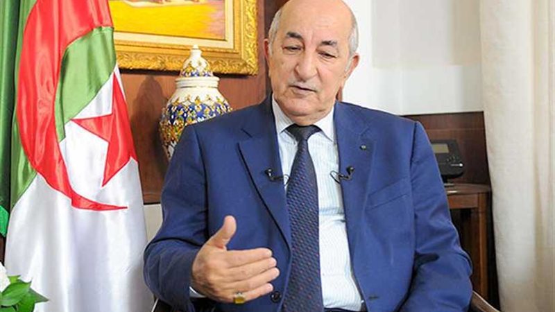 الرئيس الجزائري الجديد