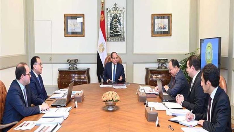 الرئيس السيسي يتابع