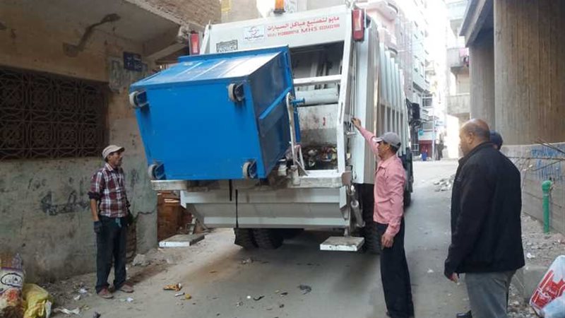 رفع 727 طن قمامة