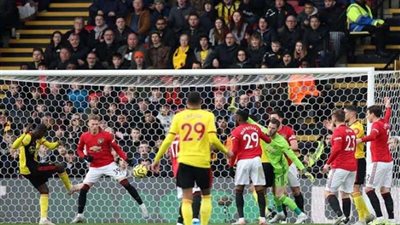 واتفورد يفاجئ مانشستر يونايتد بثنائية قاسية في الدوري الإنجليزي