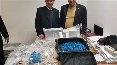إحباط تهريب مستلزمات طبية بمطار برج العرب