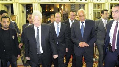 عزاء شقيقة المستشار مرتضى منصور بمسجد الحامدية الشاذلية‎