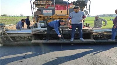 رصف 5 طرق فرعية بالبحيرة بتكلفة 15 مليون جنيه