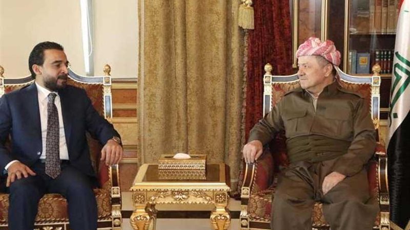 بارزاني وحلبوسي يناقشان