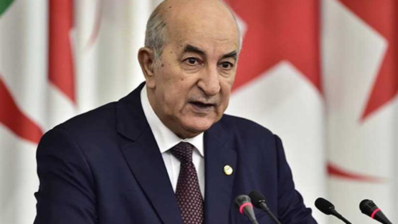 الرئيس الجزائري يعلن