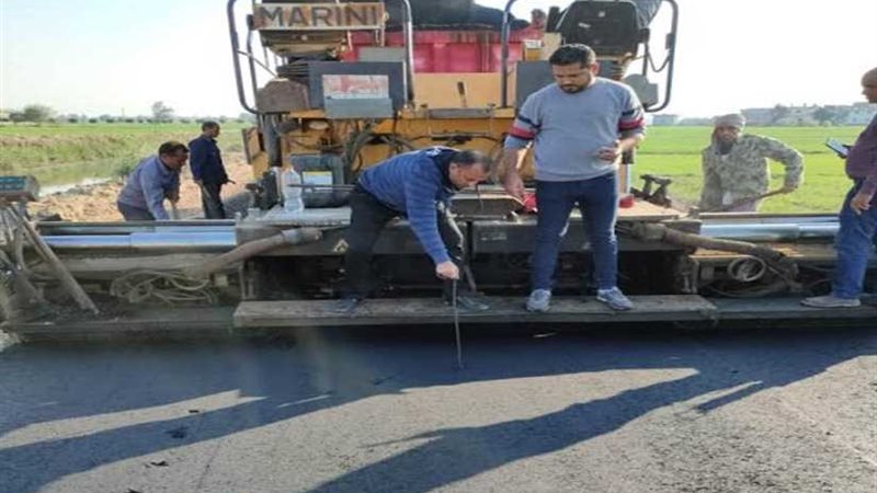 رصف 5 طرق فرعية بالبحيرة