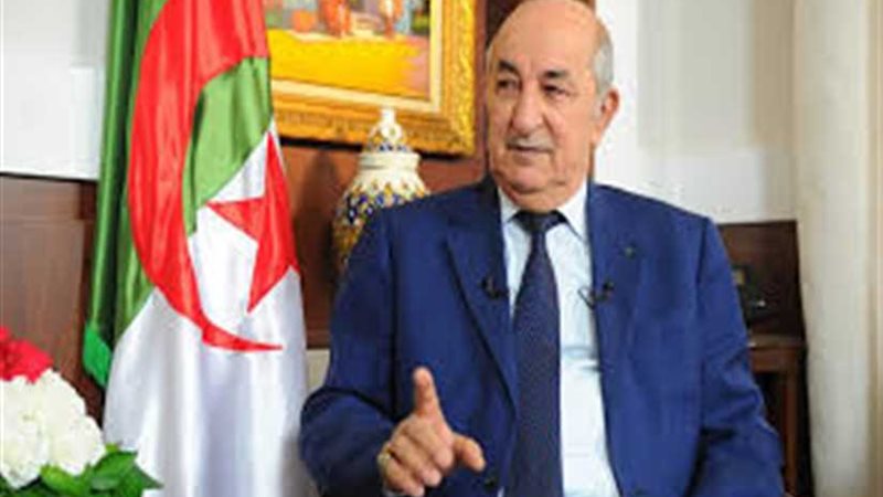 الرئيس الجزائري: