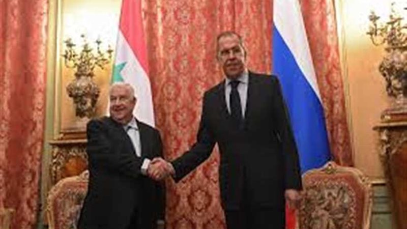 لافروف يبحث مع وليد