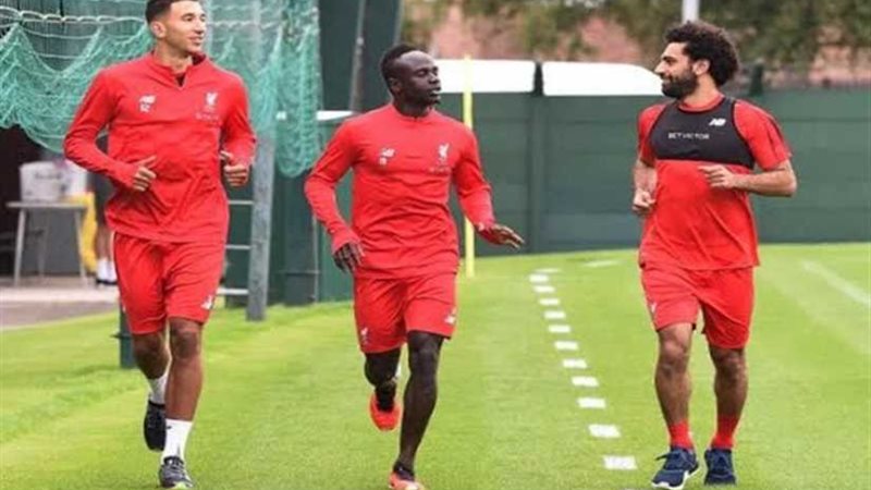 صلاح يشارك في تدريبات