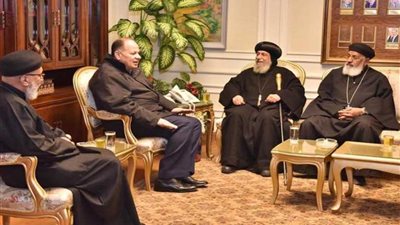 محافظ أسيوط يستقبل وفد مطرانية القوصية