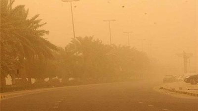 عواصف ترابية تضرب الوادي الجديد مع انخفاض في درجات الحرارة