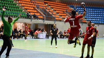 رجال يد الأهلي يفوز على سبورتنج في الدوري