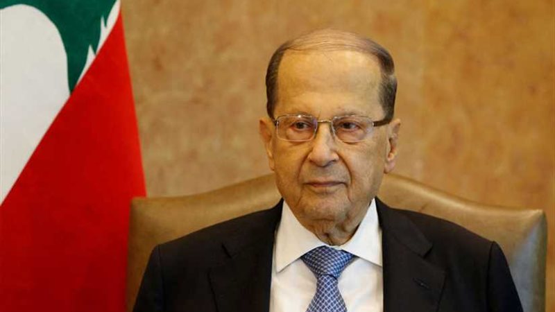 الرئيس اللبناني يبحث