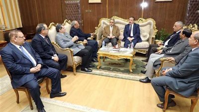 وفد الإدارة المحلية بمجلس النواب بالمنوفية لتفقد المشروعات القومية