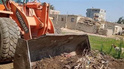 تطهير مسقى خليج العرب بمركز القصاصين