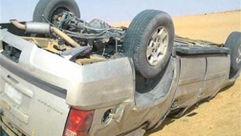 إصابة 5 في حادث سير