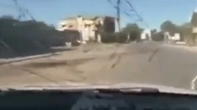 فيديو يظهر استهداف