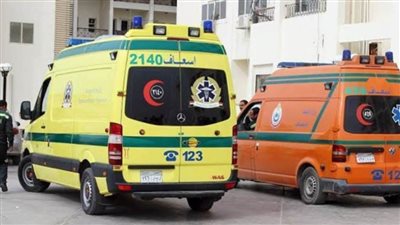 إصابة 26 عاملًا إثر انقلاب سيارة بصحراوى البحيرة 