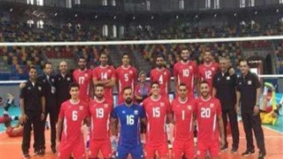 فراعنة رجال الطائرة يواجهون بلجيكا وديا