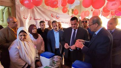 محافظ البحيرة يفتتح فاعليات الحملة القومية للتطعيم ضد مرض الحصبة