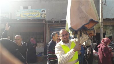 رفع وإزالة 333 حالة إشغال وتعديًا في حملة بالبحيرة