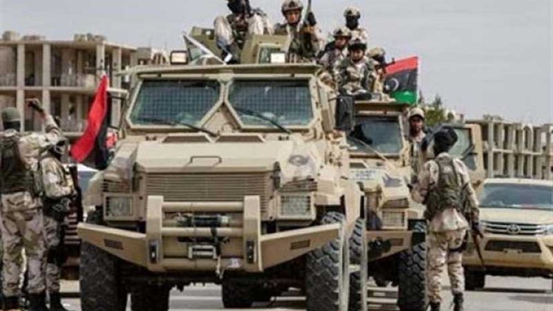 الجيش الليبي يدمر