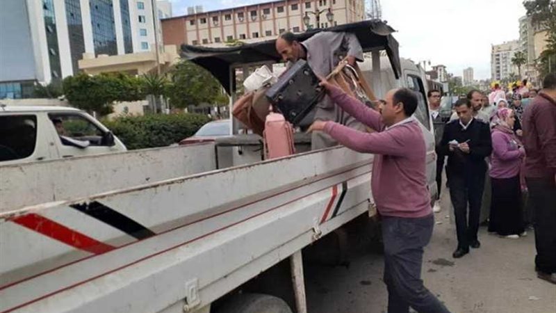 رفع 1460 حالة إشغال