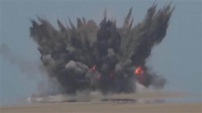 القوات اليمنية تفجر 9 أطنان من الألغام الحوثية في الحديدة