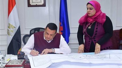 اللواء هشام آمنة يعتمد المخططات التفصيلية لبعض القرى بالبحيرة