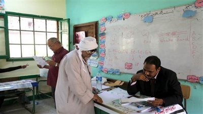 الناخبون بمركز ملوي بالمنيا يدلون بأصواتهم في جولة الإعادة 